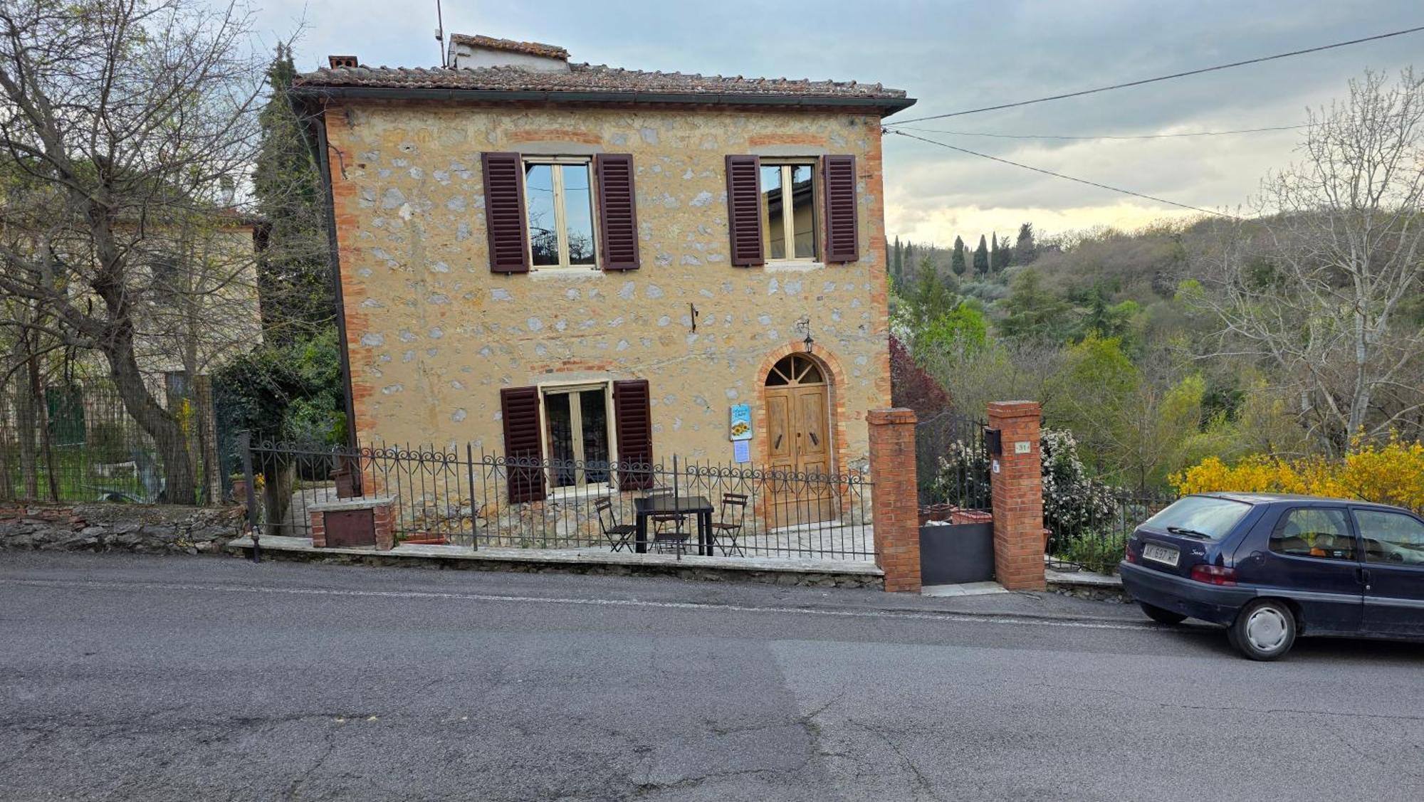 Вилла A Casa Di Gabri Montefollonico Экстерьер фото