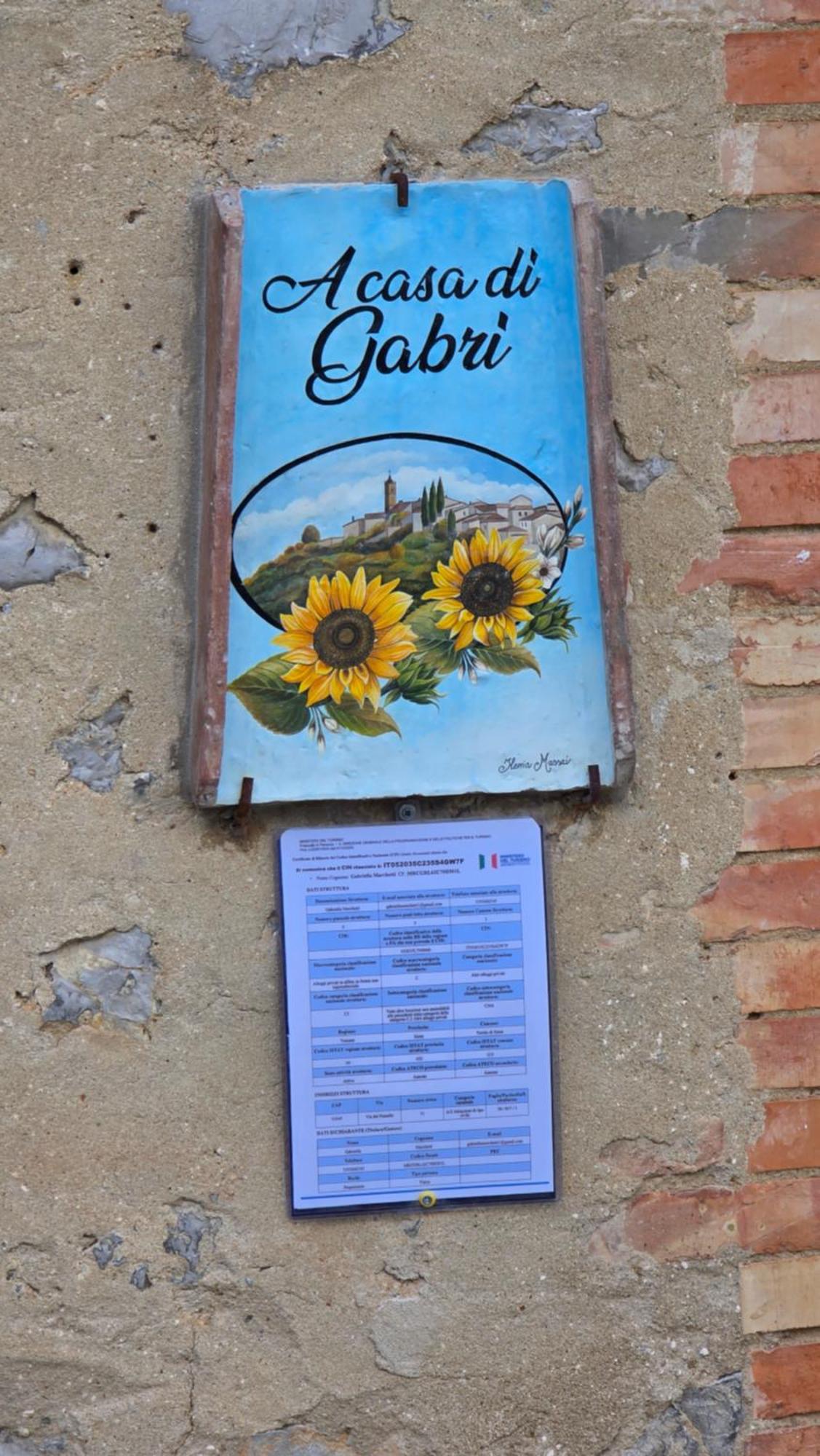 Вилла A Casa Di Gabri Montefollonico Экстерьер фото