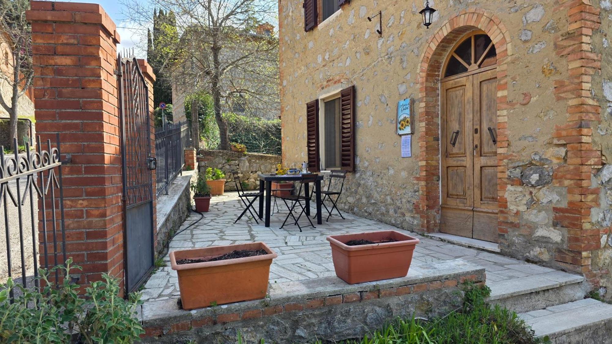 Вилла A Casa Di Gabri Montefollonico Экстерьер фото