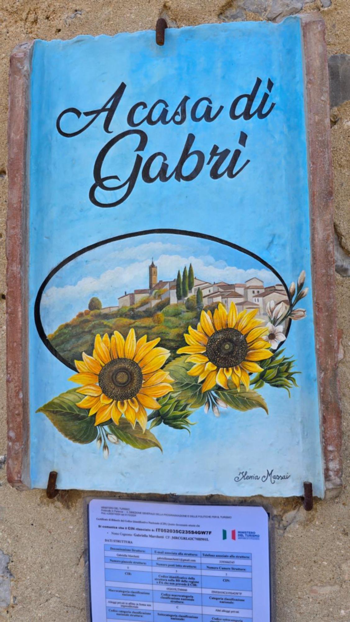 Вилла A Casa Di Gabri Montefollonico Экстерьер фото